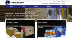 Desktop Screenshot of cartonsolutions.com.au